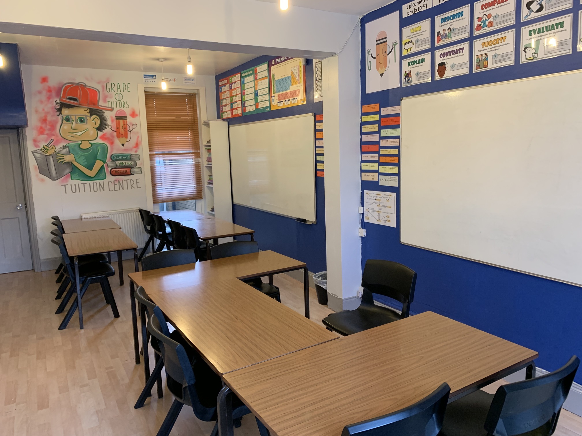 image of the grade 9 tutors classroom